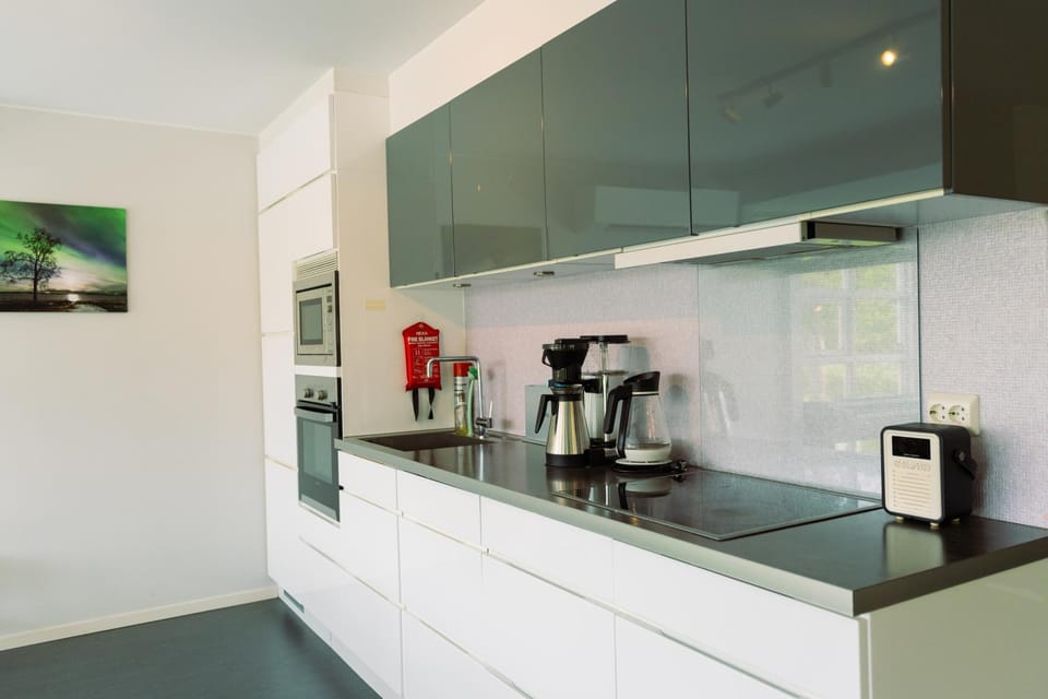 dishwasher, microwave, oven, kitchen