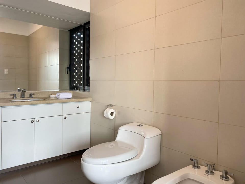 Toilet, Bathroom, towels