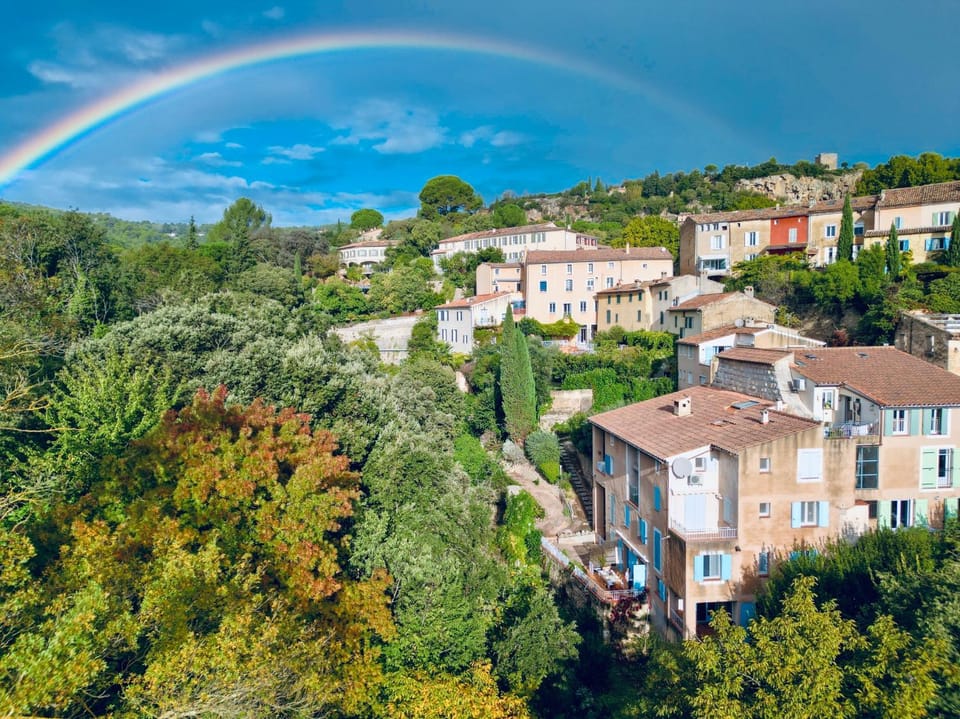 Property building, Spring, Day, Natural landscape, Bird's eye view, Street view