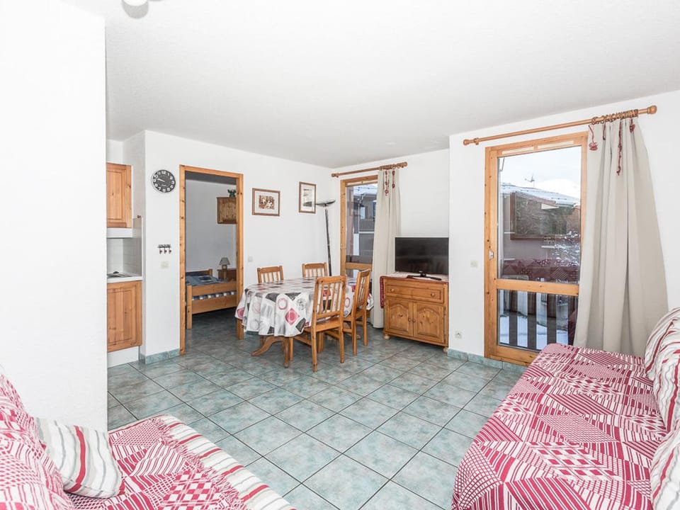 Appartement 2 pièces à 1min des pistes, balcon, casier à skis, parking gratuit, ménage inclus Apartment in Landry