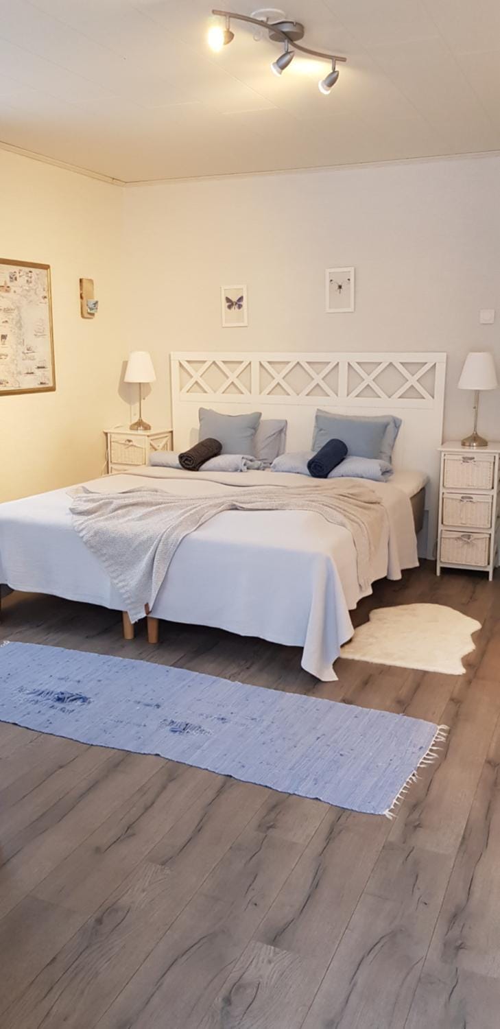 Bed, Photo of the whole room, Bedroom, fireplace