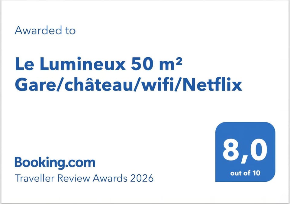 Le Lumineux 50 m² Gare/château/wifi/Netflix Apartment in Versailles
