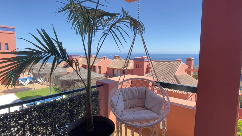 Patio, Day, Natural landscape, View (from property/room), Balcony/Terrace, Seating area, Sea view