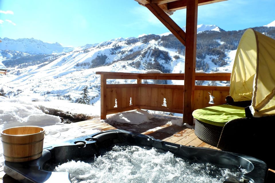 Natural landscape, Winter, Hot Tub, Hot Tub