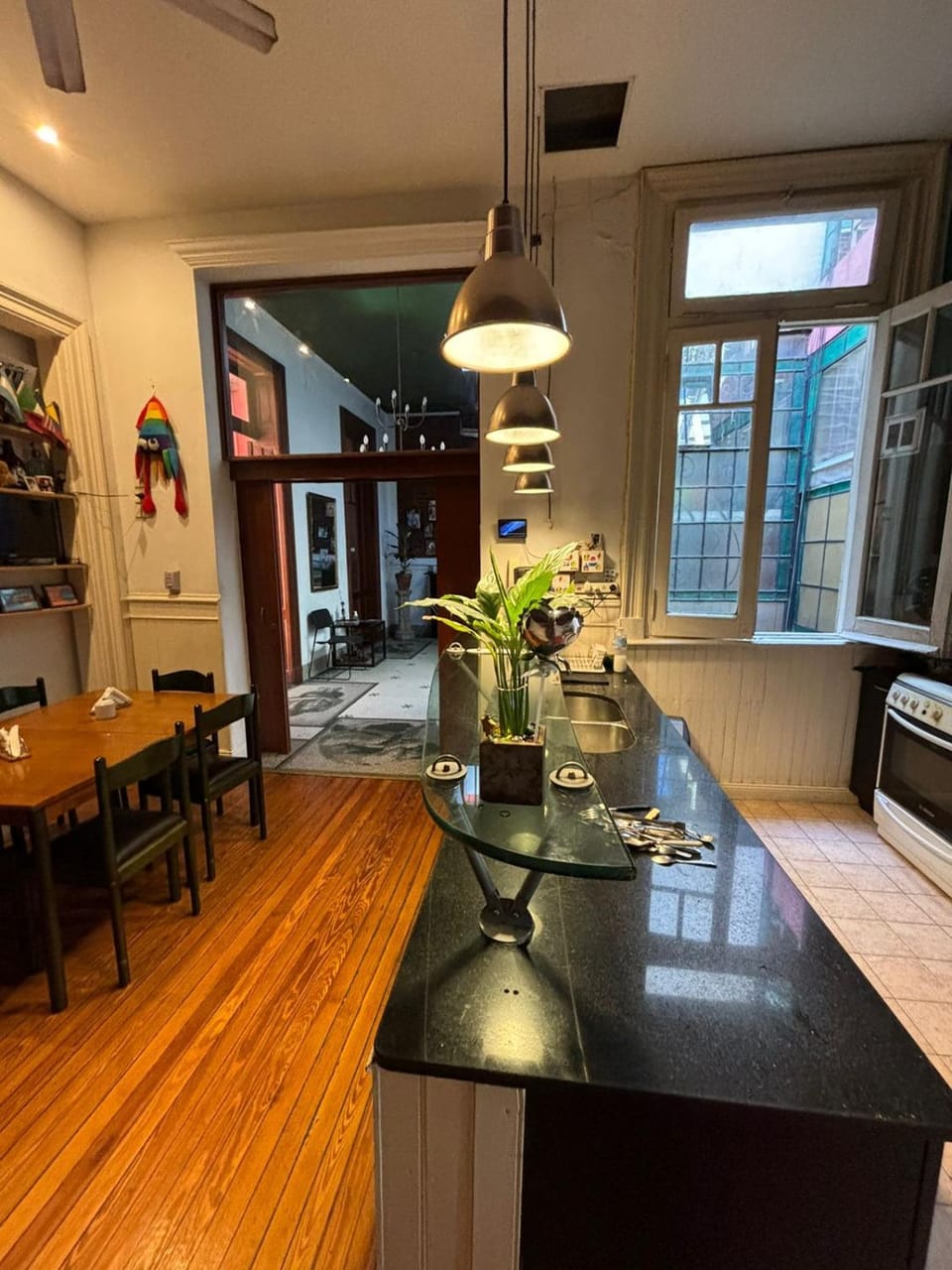 Kitchen or kitchenette, Seating area, Dining area