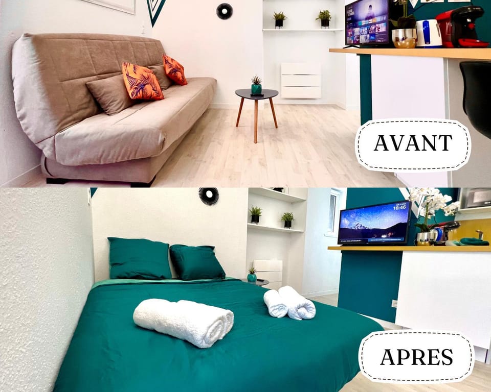 Bed, TV and multimedia