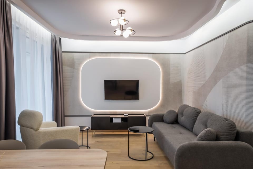 TV and multimedia, View (from property/room), Living room, Parking, air conditioner, air conditioner