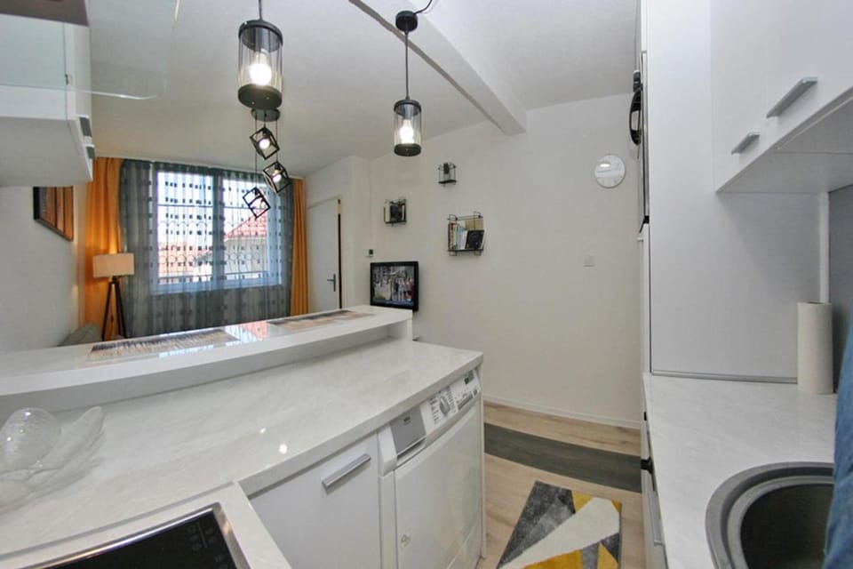 Kitchen or kitchenette, dryer