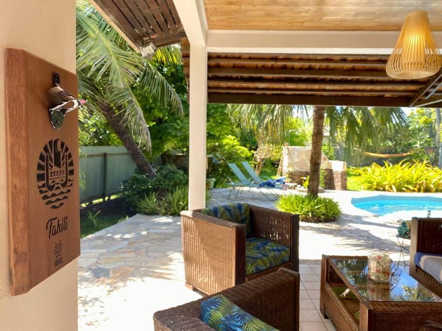 Seating area, Garden view, Pool view