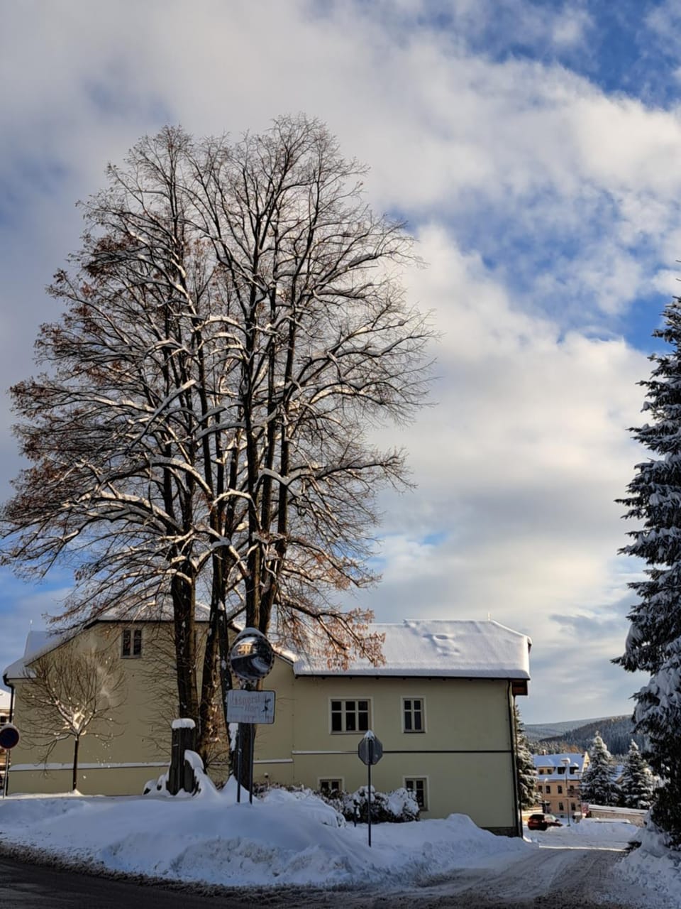 Property building, Winter