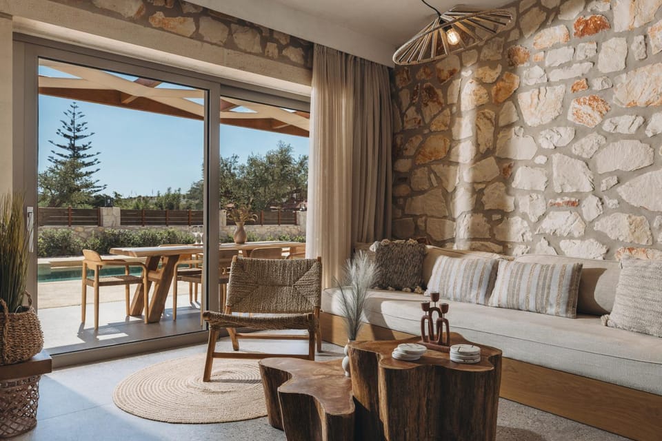 Day, View (from property/room), Balcony/Terrace, Living room, Seating area, Pool view, Swimming pool