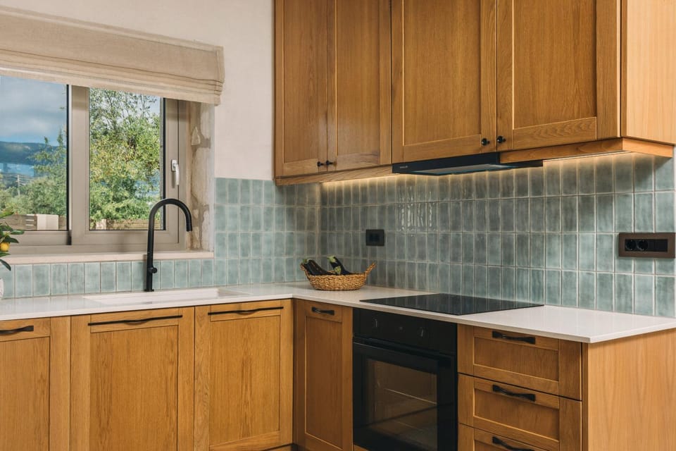 Kitchen or kitchenette, dishwasher, stove
