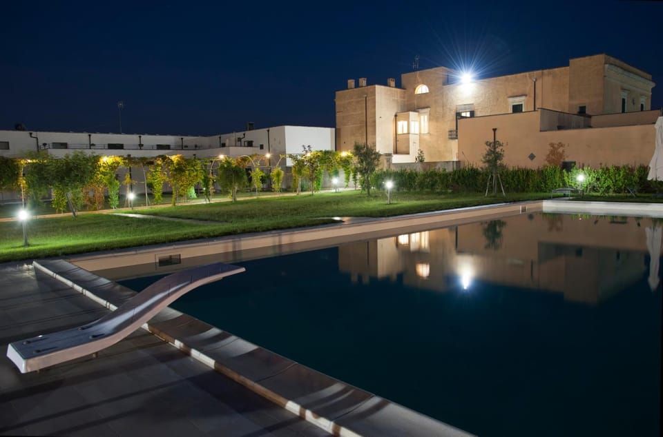 Night, Swimming pool