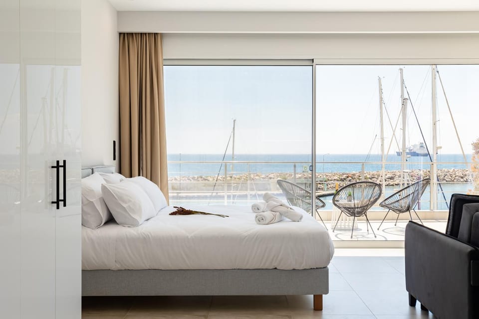 Bed, View (from property/room), Sea view