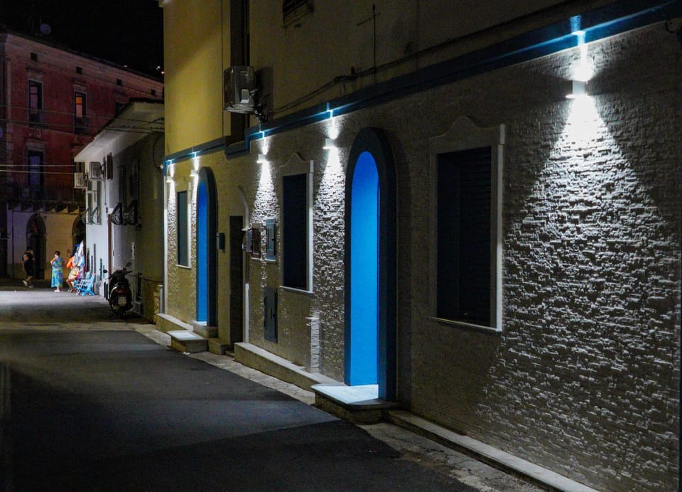 Property building, Night, Neighbourhood, Street view