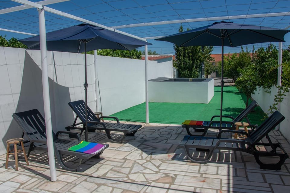 Patio, Balcony/Terrace, Pool view, Swimming pool, sunbed