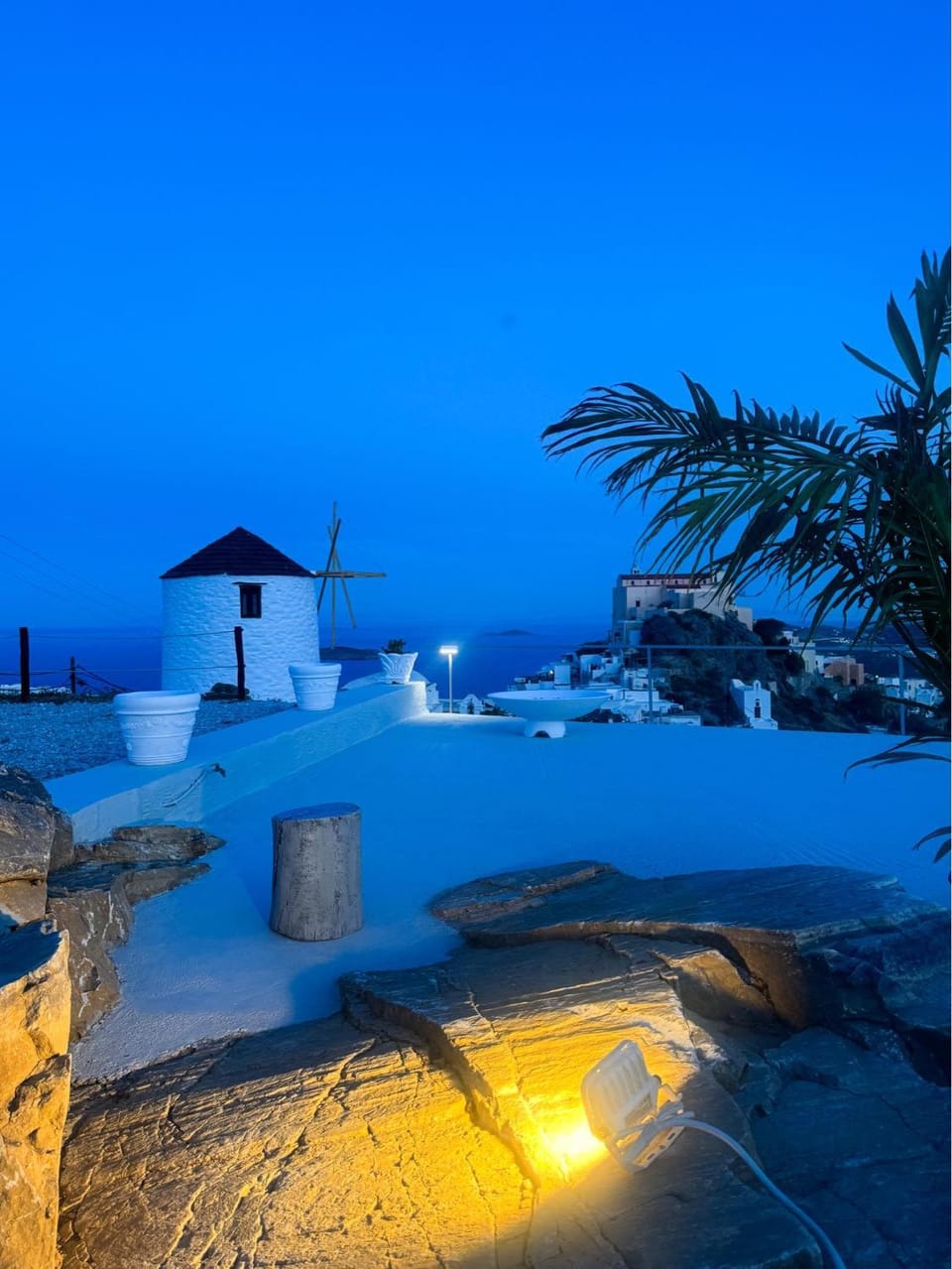 Nearby landmark, Night, Natural landscape, Pool view, Sea view, Swimming pool