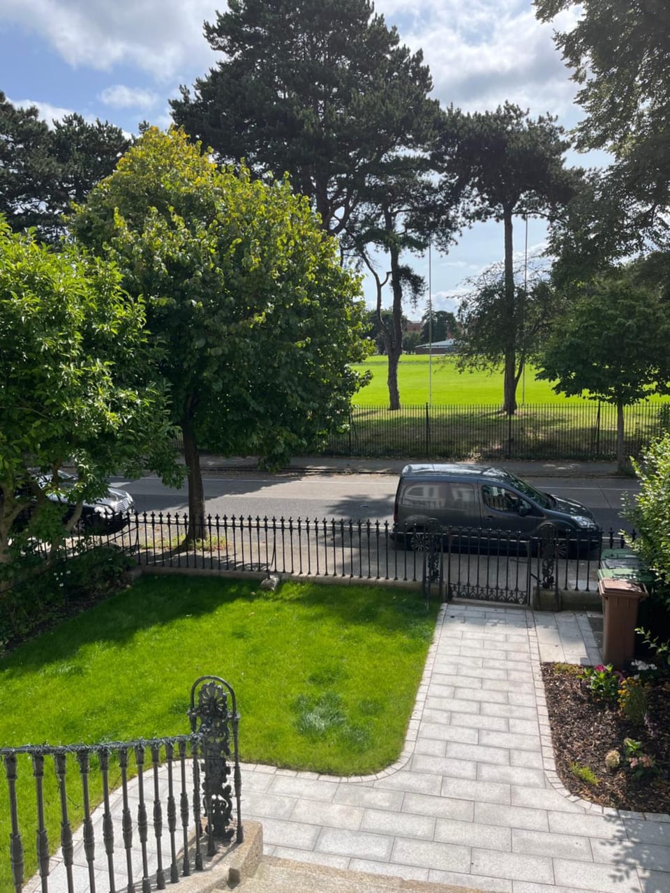 Natural landscape, Garden, Garden view, Parking