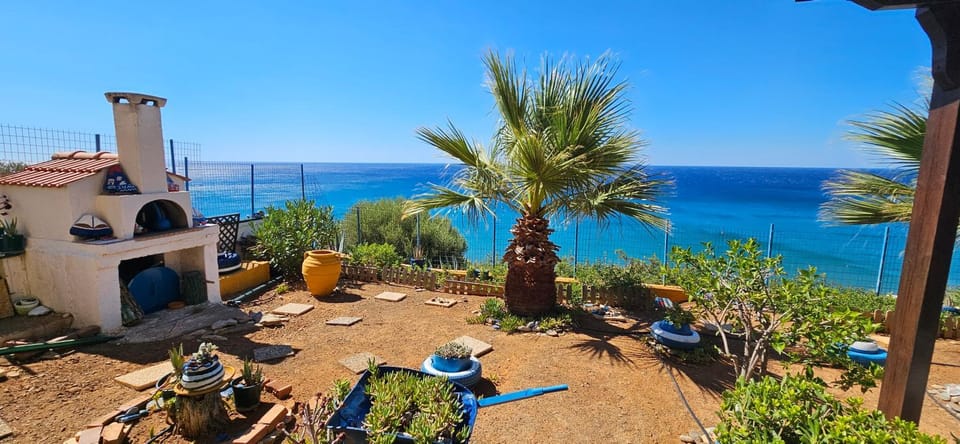 Natural landscape, Garden, Garden view, Sea view
