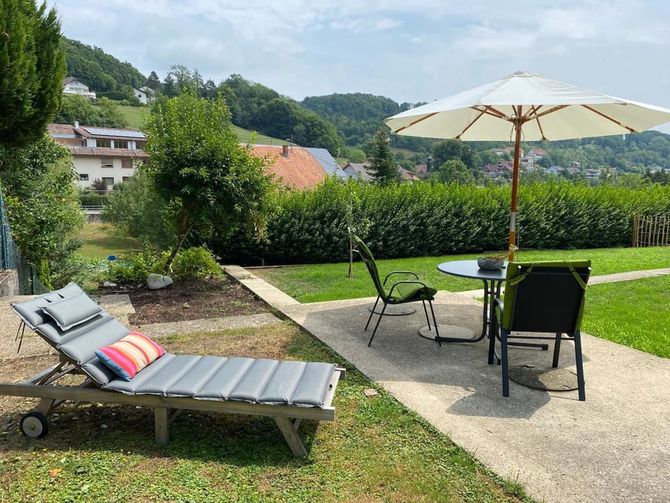 Natural landscape, Garden, Balcony/Terrace, Garden view, Mountain view, sunbed