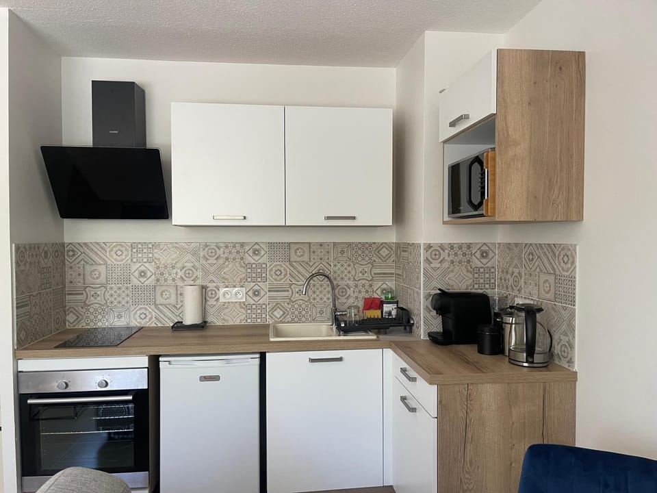 Coffee/tea facilities, Kitchen or kitchenette, minibar, pet friendly, stove