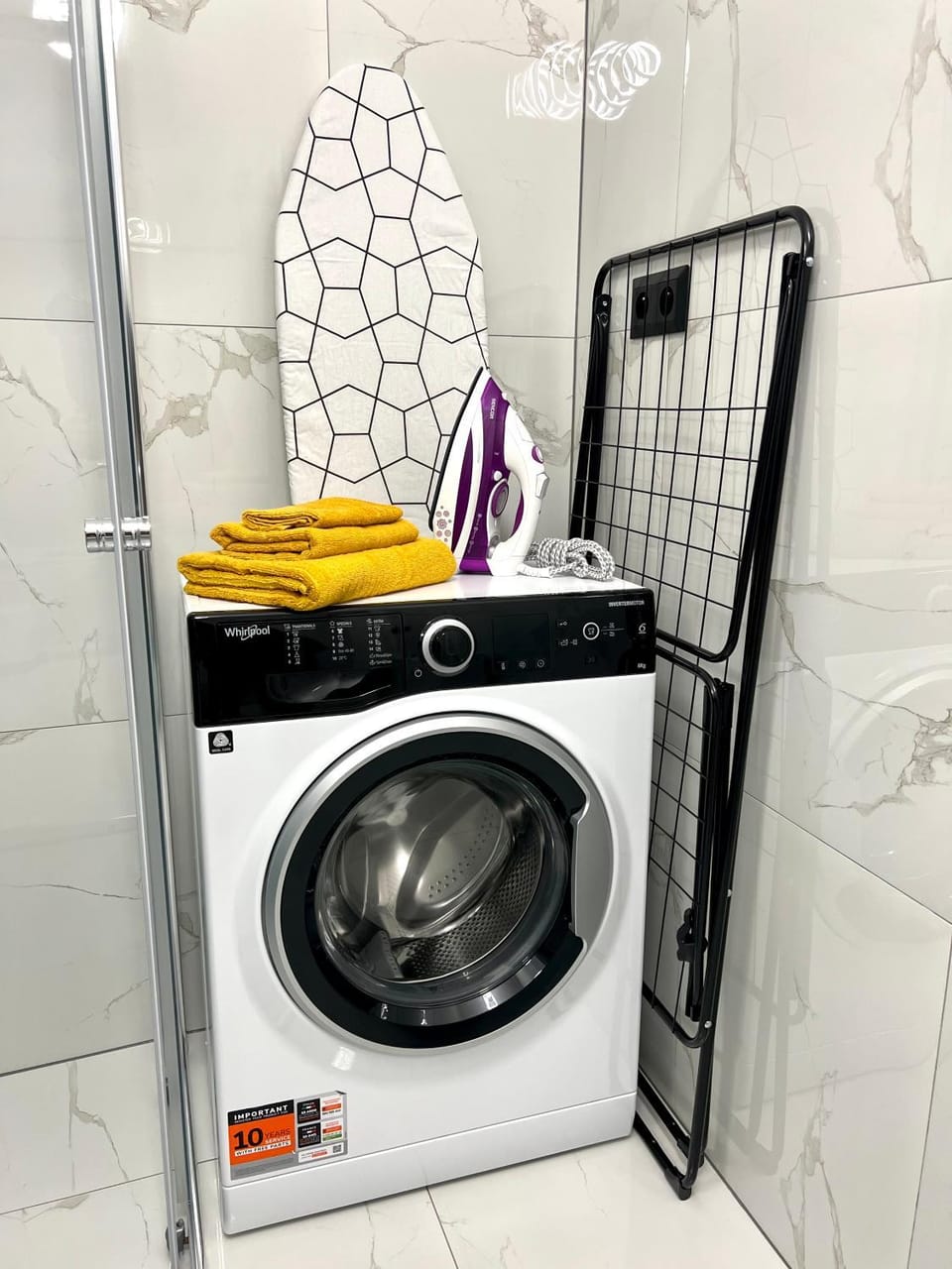 towels, washing machine