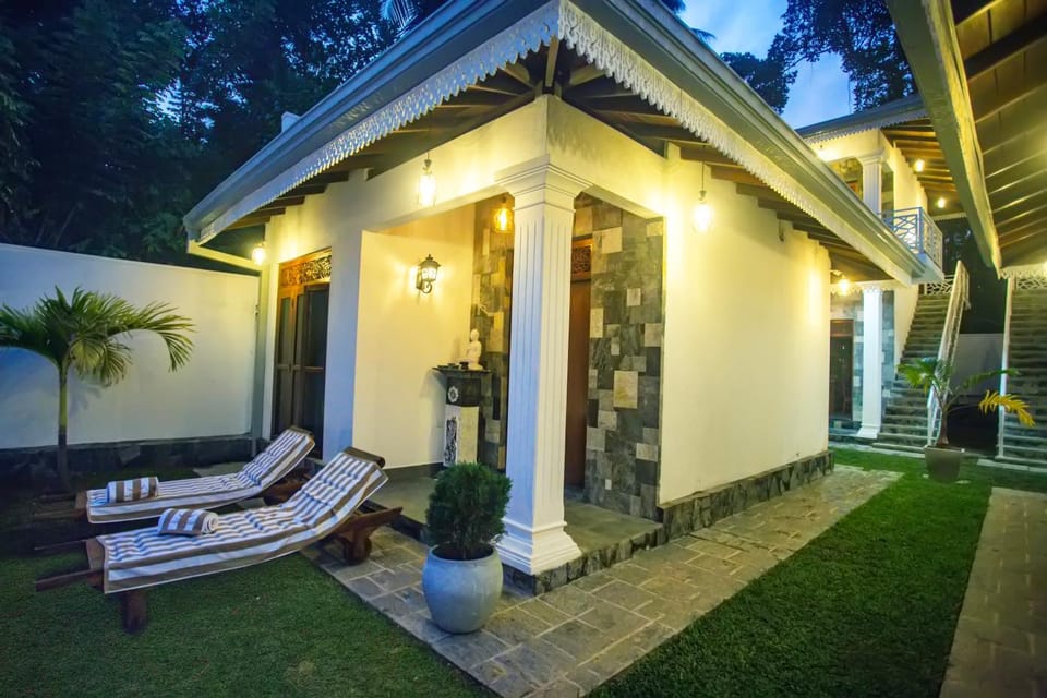 Property building, Garden view
