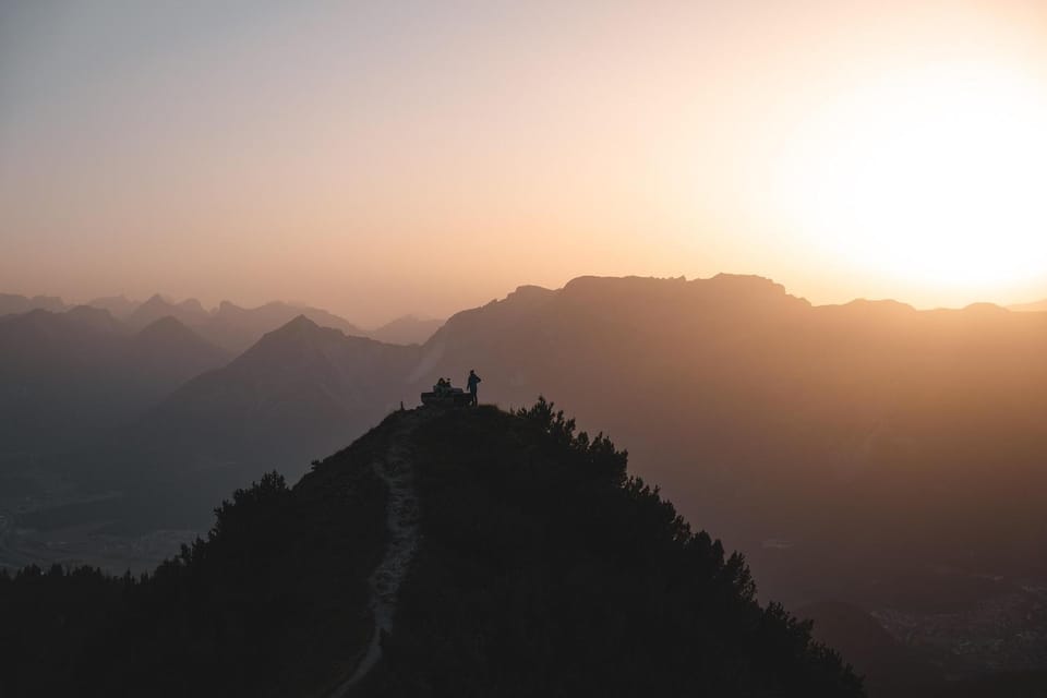 Natural landscape, Mountain view, Sunset
