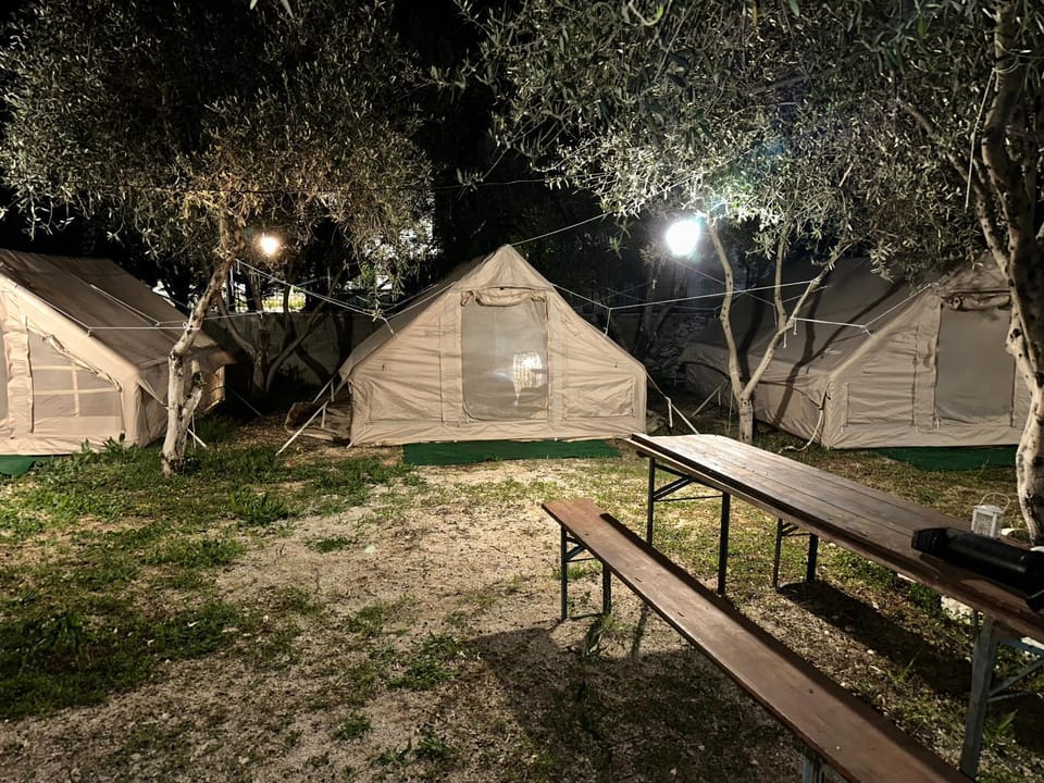 Garden Lake Camping Luxury tent in Ksamil