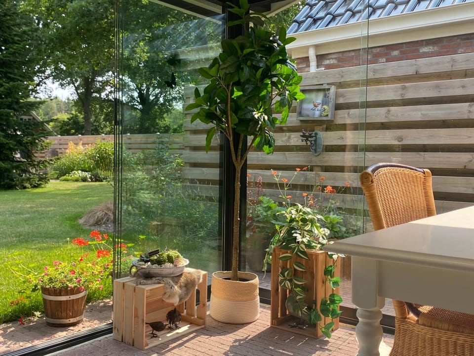 Patio, Garden view