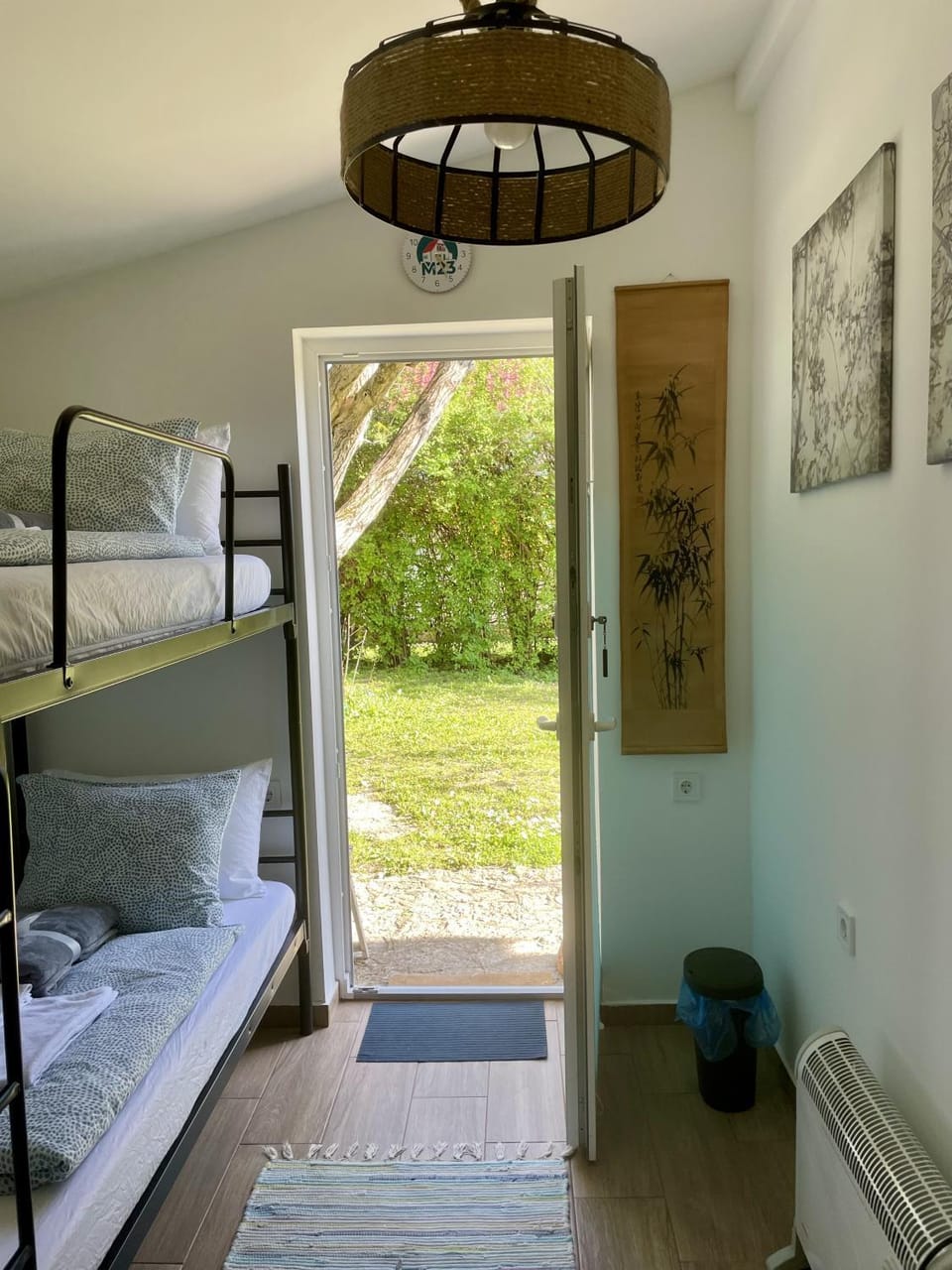 Facade/entrance, Bed, Garden view, bunk bed