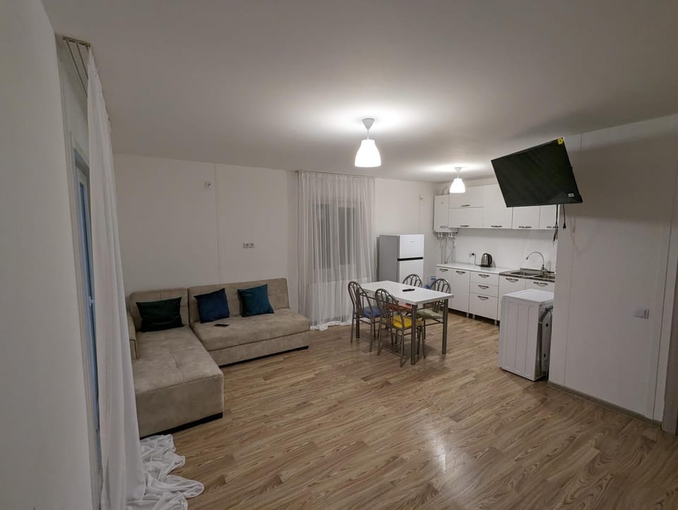 TV and multimedia, Kitchen or kitchenette, Living room, Seating area, Dining area