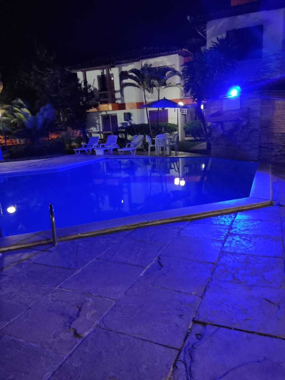 Night, Pool view