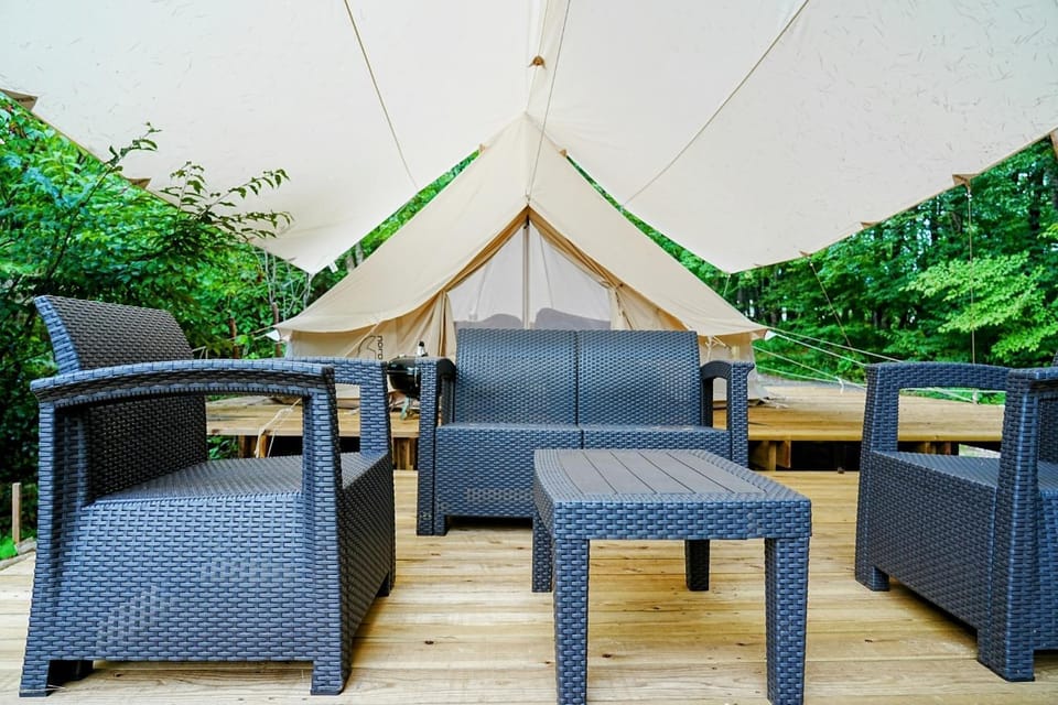 Glamping Azumino BASE Polecan - Vacation STAY 32549v Luxury tent in Kitaazumi District