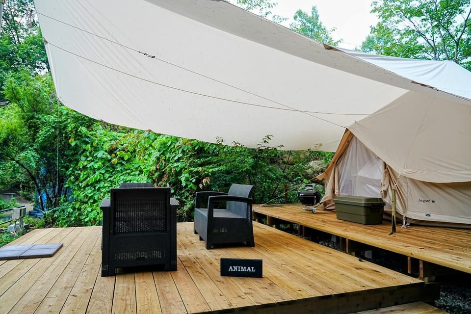 Glamping Azumino BASE Polecan - Vacation STAY 32549v Luxury tent in Kitaazumi District