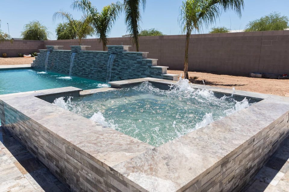 Desert getaway retreat pool spa billiards bbq House in Johnson Ranch