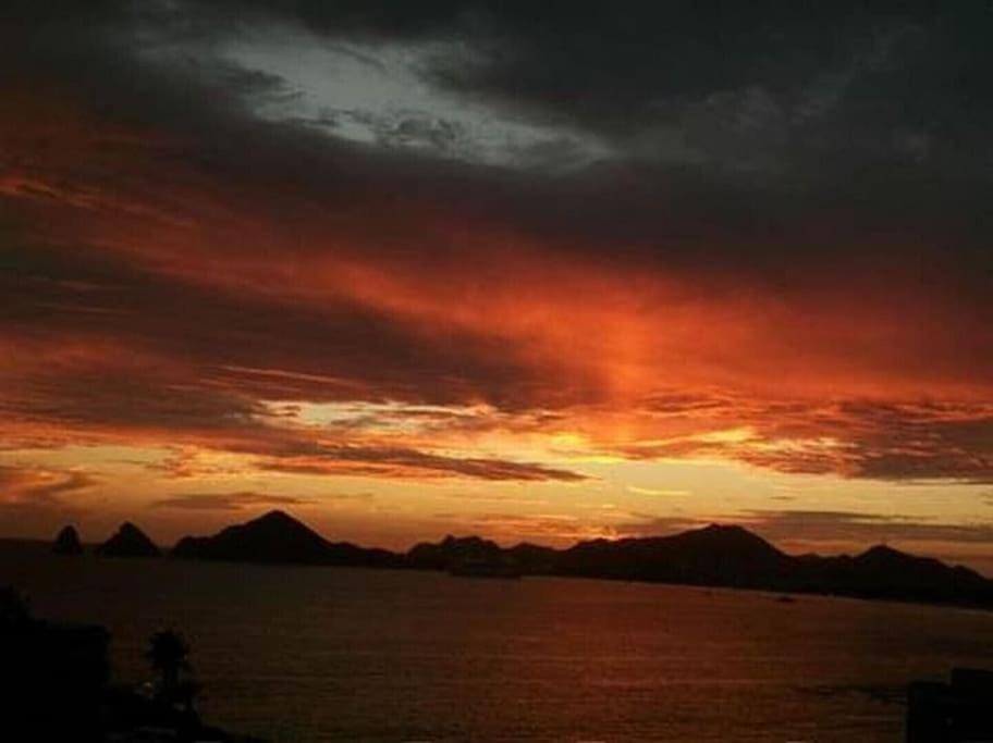 Sea view, Sunset