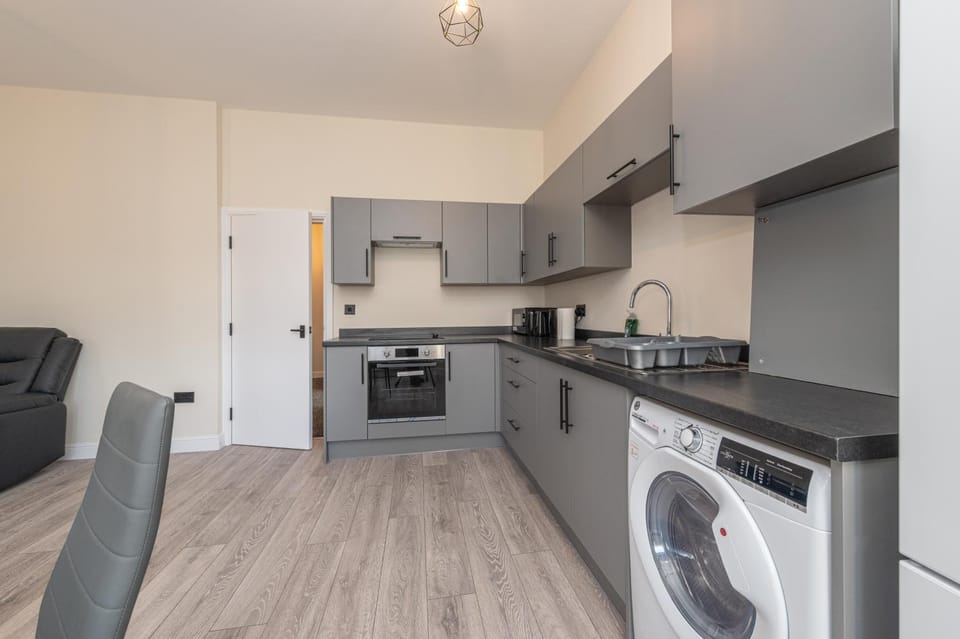 Kitchen or kitchenette, Living room