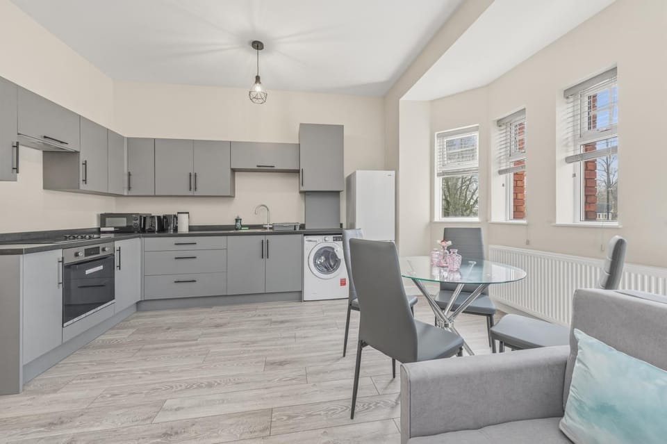 Kitchen or kitchenette, Living room