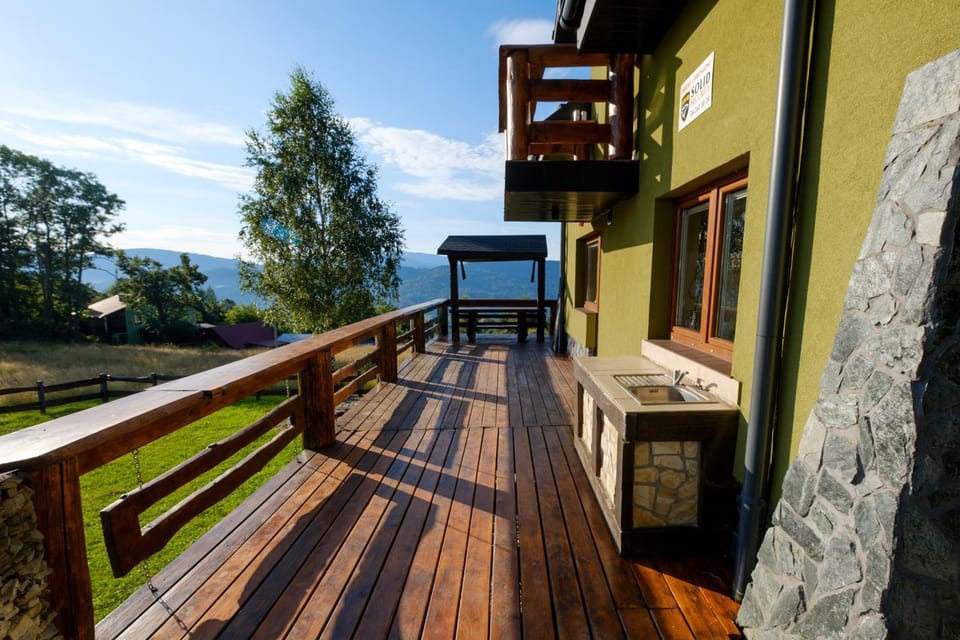 Property building, Patio, Day, Natural landscape, View (from property/room), Balcony/Terrace, Balcony/Terrace, Mountain view