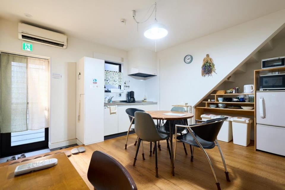 Dining area, air conditioner
