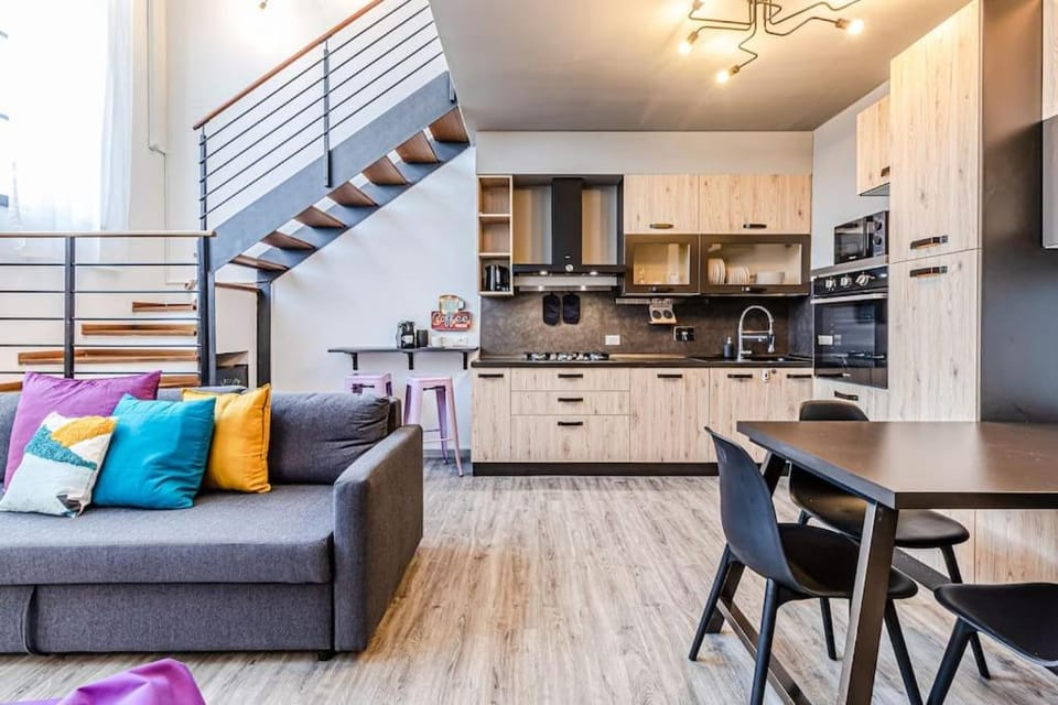Kitchen or kitchenette, Dining area, dishwasher, minibar, pet friendly, stove