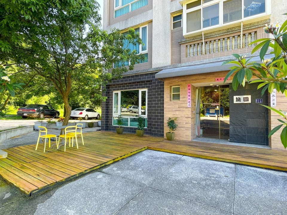 Property building, Patio, Garden view