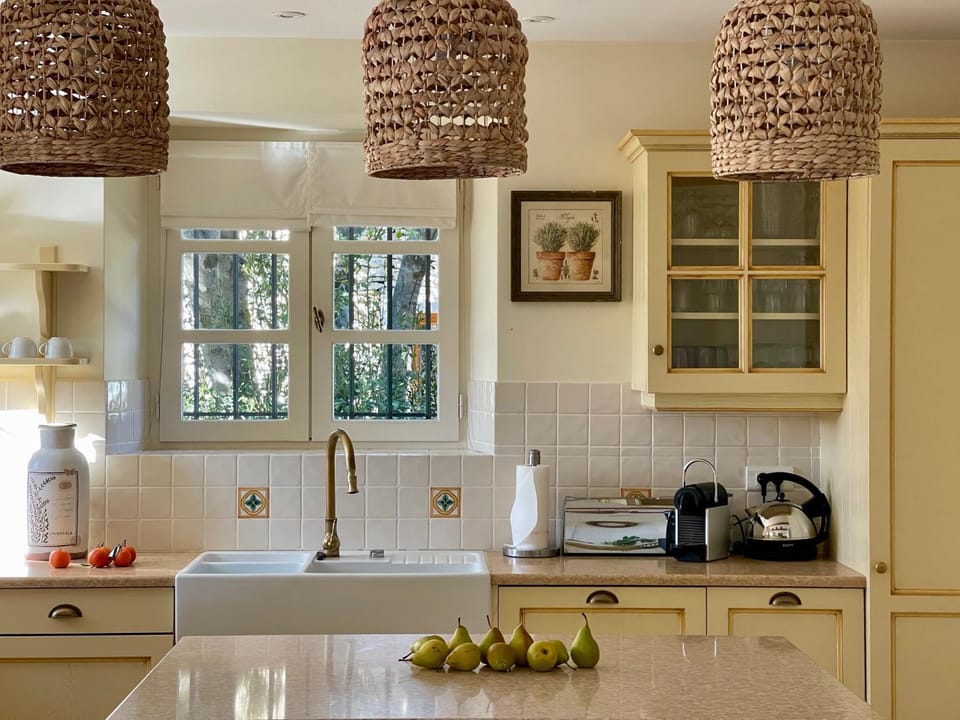 Coffee/tea facilities, stove, toaster