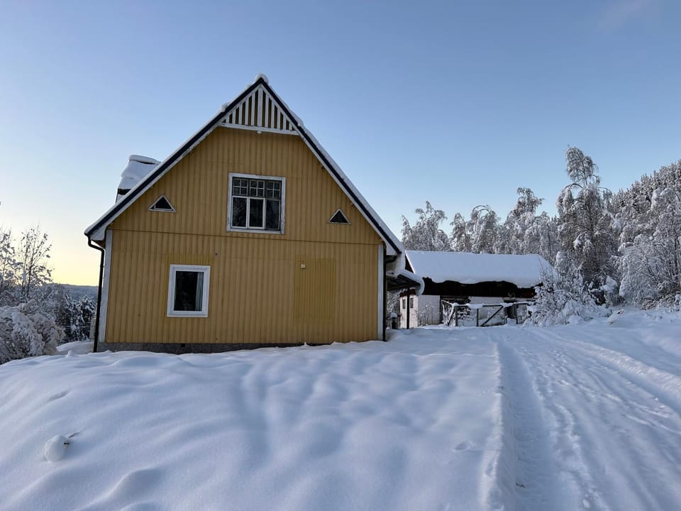 Property building, Day, Winter