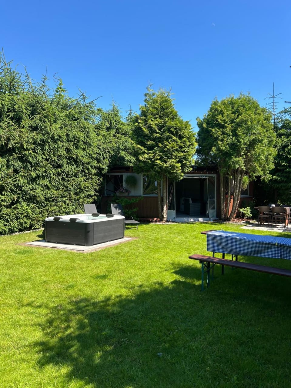 Day, Garden, sunbed