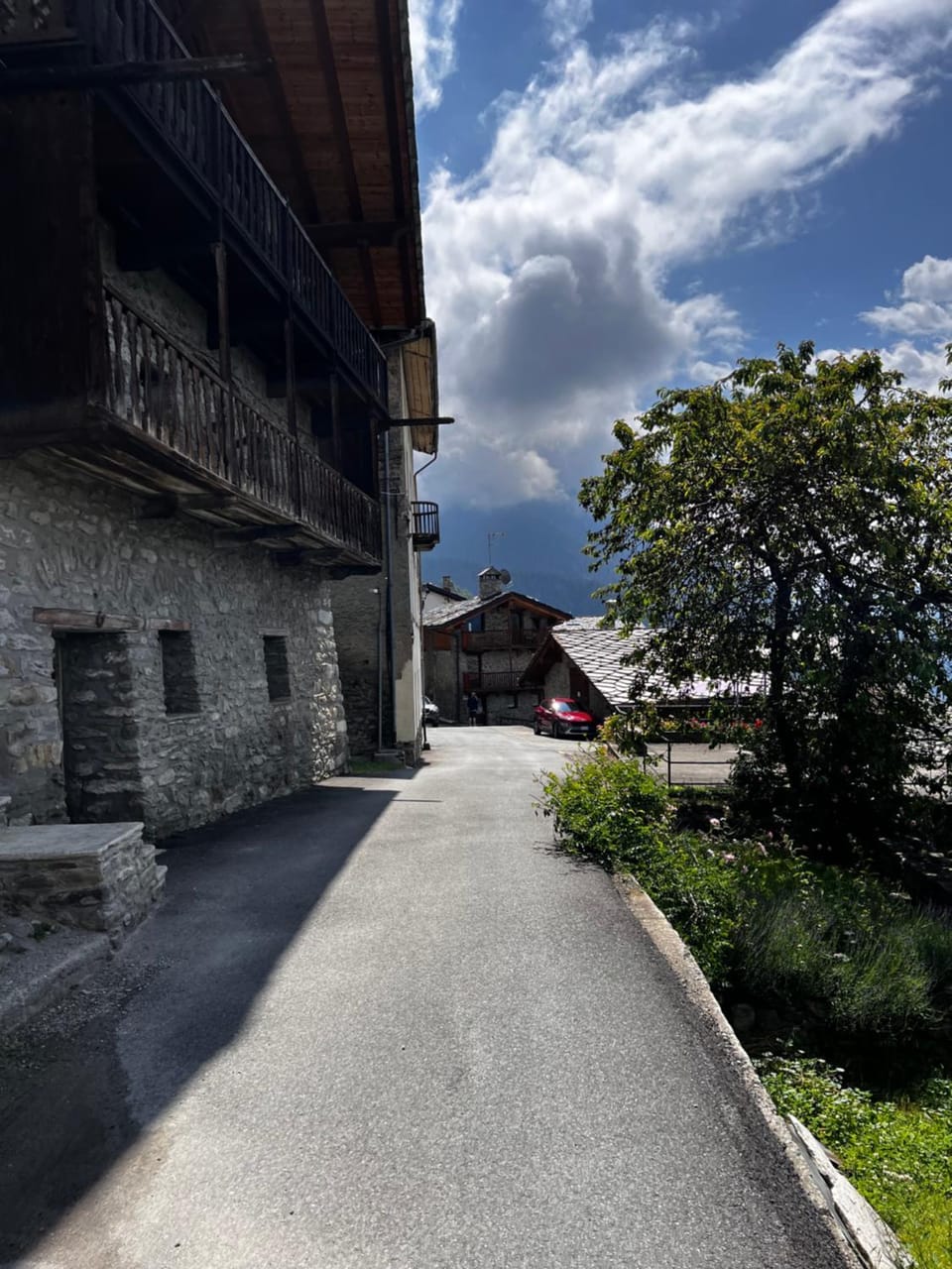 Quiet street view
