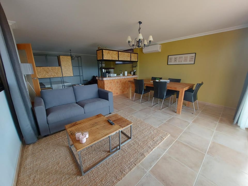 Kitchen or kitchenette, Living room, Dining area
