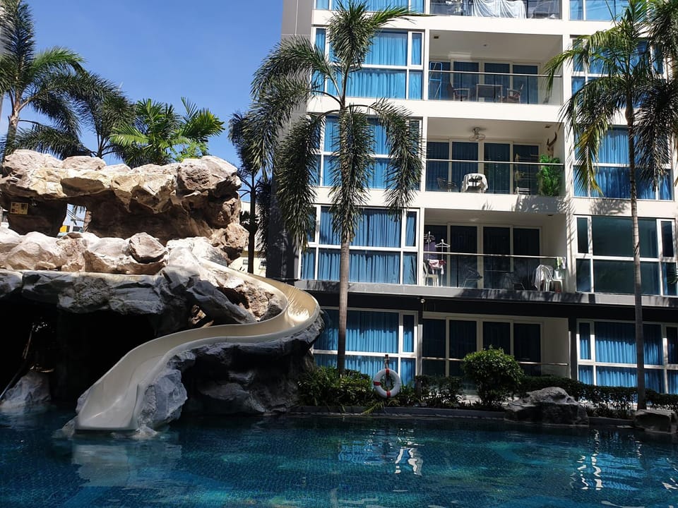 Property building, Pool view, Swimming pool