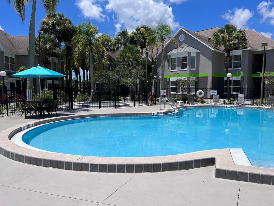 Property building, Pool view, Swimming pool